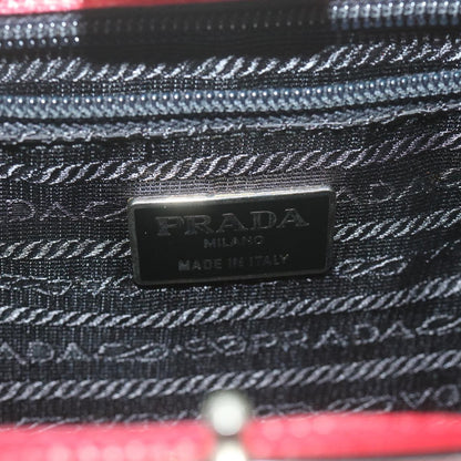 Prada Chain Shoulder Bag Tessuto, RED, NYLON, Shoulder bag
