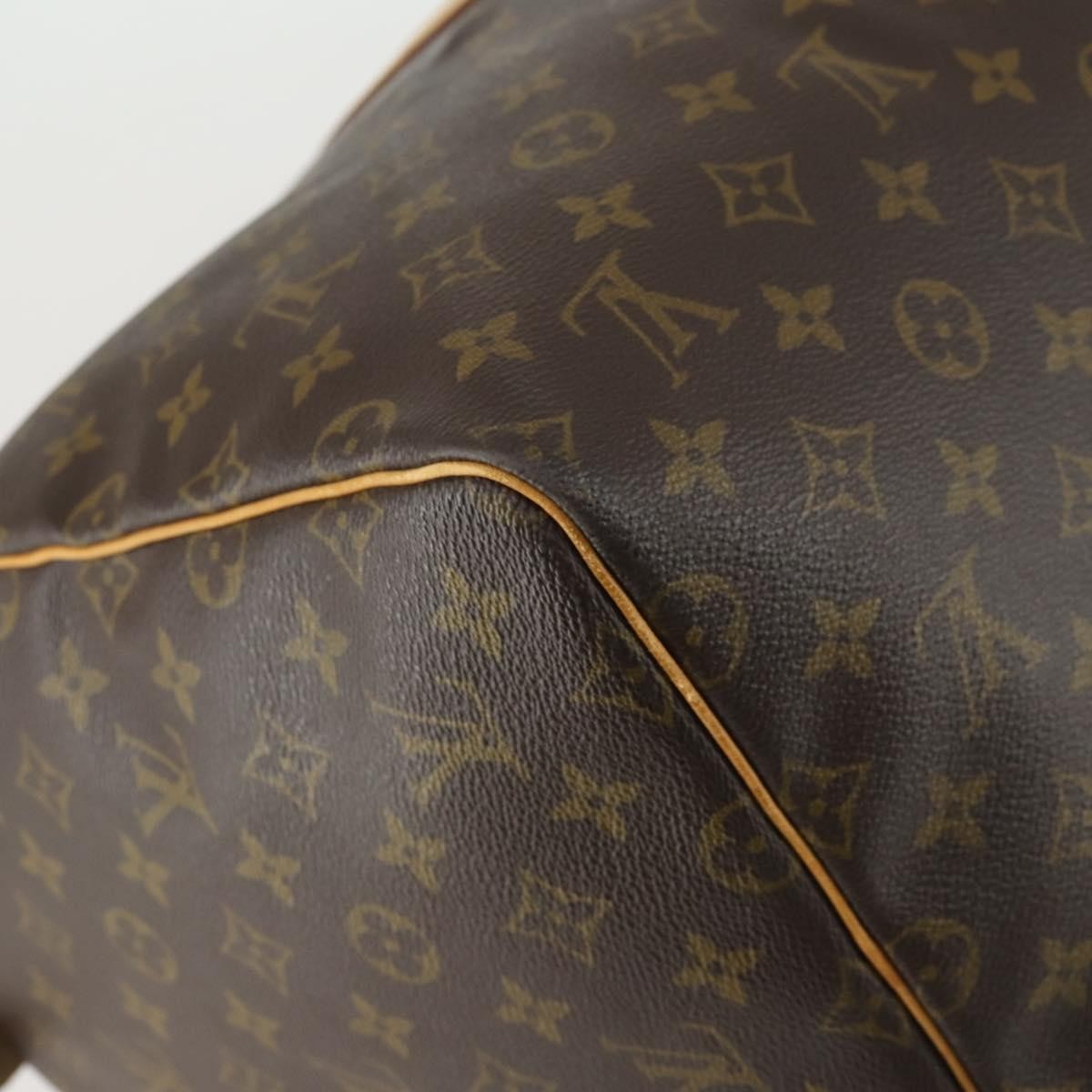 Louis Vuitton Keepall Bag Monogram Canvas, BROWN, CANVAS, Travel bag