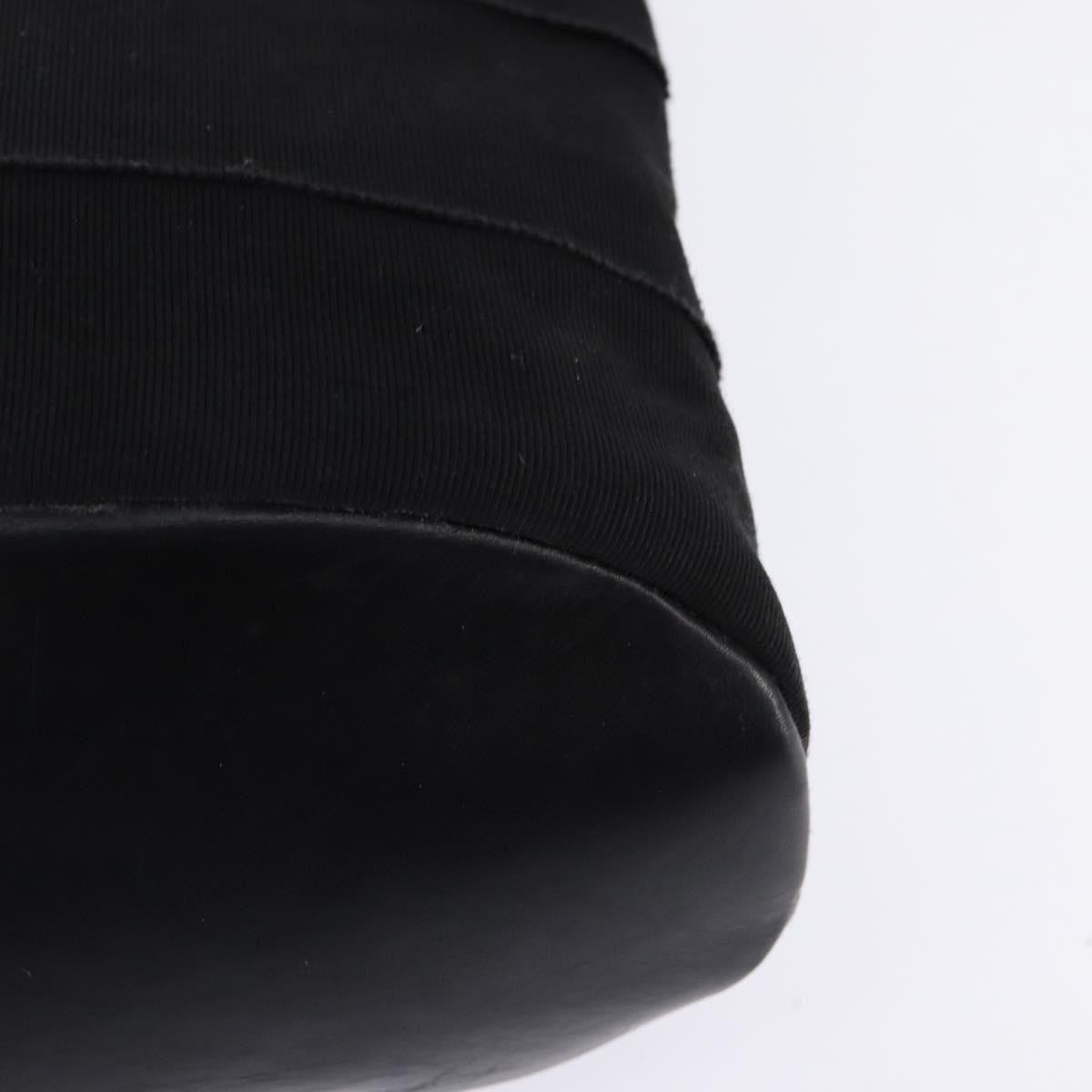 Salvatore Ferragamo Vala Shoulder Bag Canvas, BLACK, CANVAS, Shoulder bag