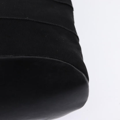 Salvatore Ferragamo Vala Shoulder Bag Canvas, BLACK, CANVAS, Shoulder bag