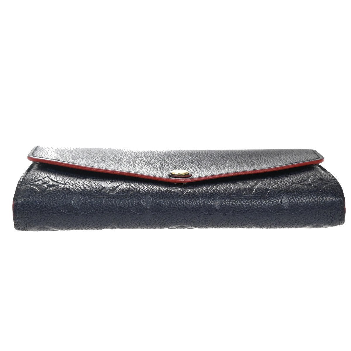 Louis Vuitton Sarah Wallet NM Monogram Empreinte Leather, BLUE, LEATHER, Wallets