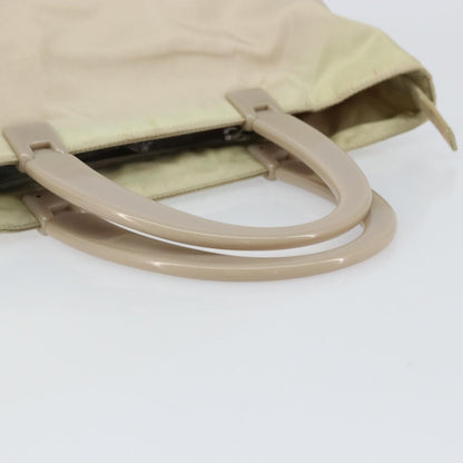 Prada Resin Handle Tote Tessuto, BEIGE, NYLON, Tote bag