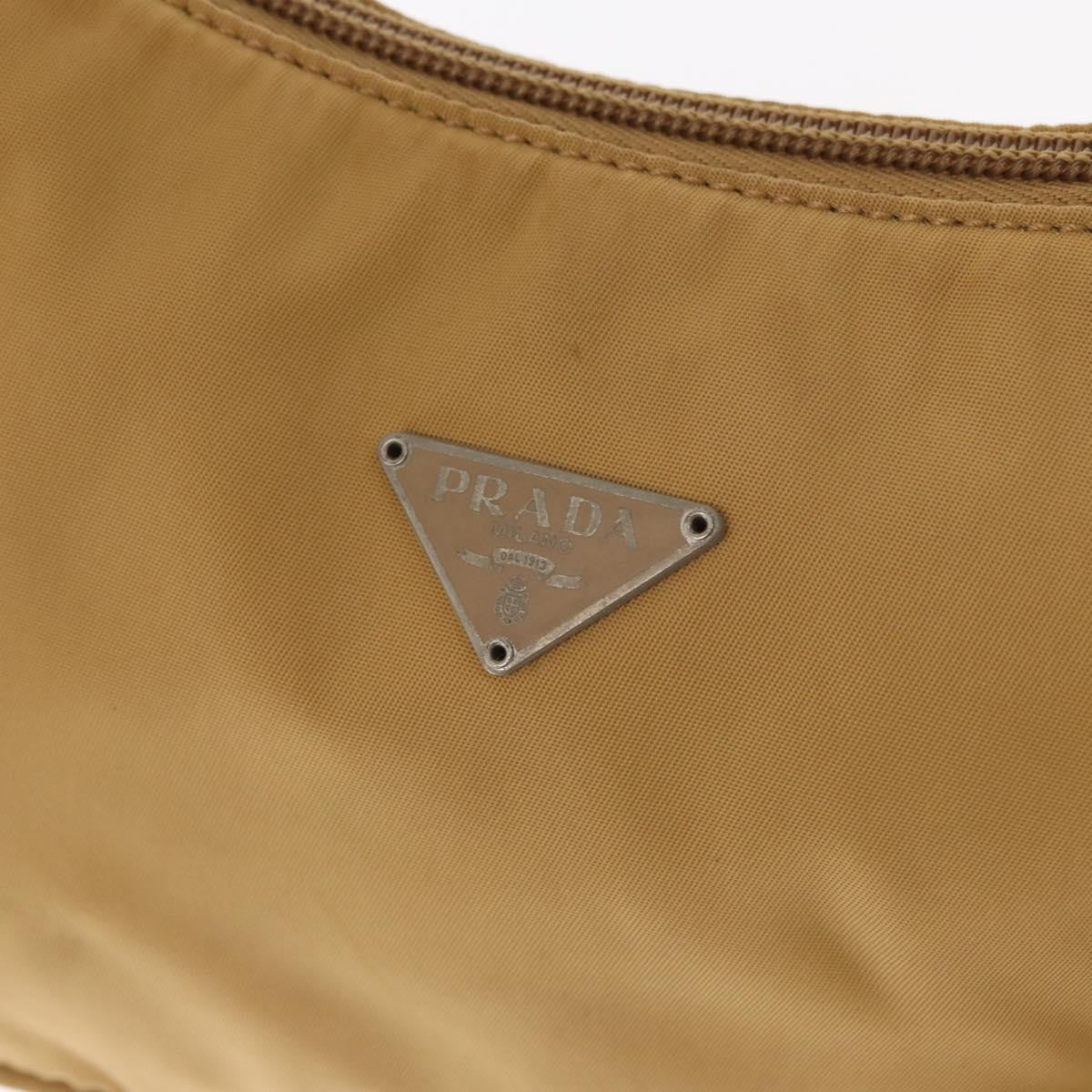 Prada Hobo Tessuto, YELLOW, NYLON, Handbag