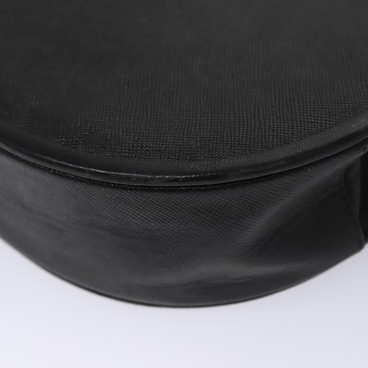 Saint Laurent Vintage Shoulder Bag Leather, BLACK, LEATHER, Shoulder bag