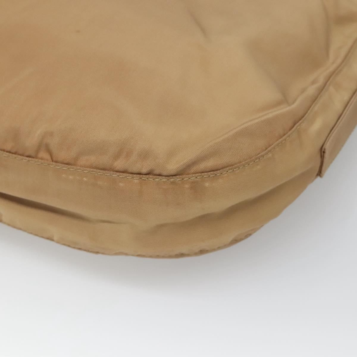 Prada Vintage Chain Shoulder Bag Tessuto, BEIGE, NYLON, Shoulder bag