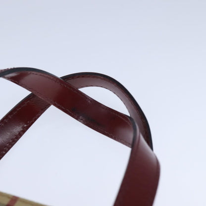 Burberry Top Handle Tote Haymarket Coated Canvas, BEIGE, PVC, Tote bag