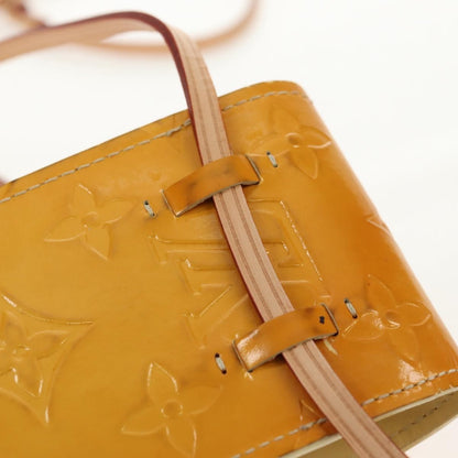 Louis Vuitton Walker Cigarette Case Holder Monogram Vernis, YELLOW, PATENT_LEATHER, Clutche & pouche