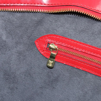 Louis Vuitton Saint Jacques Handbag Epi Leather, RED, LEATHER, Shoulder bag