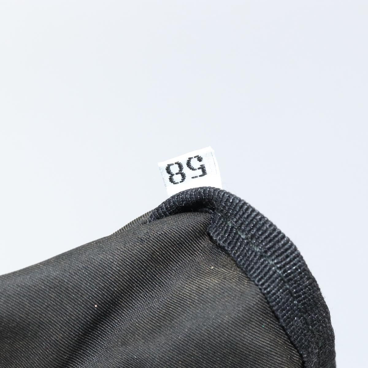 Prada Front Zip Convertible Flat Messenger Tessuto with Leather, BLACK, NYLON, Shoulder bag