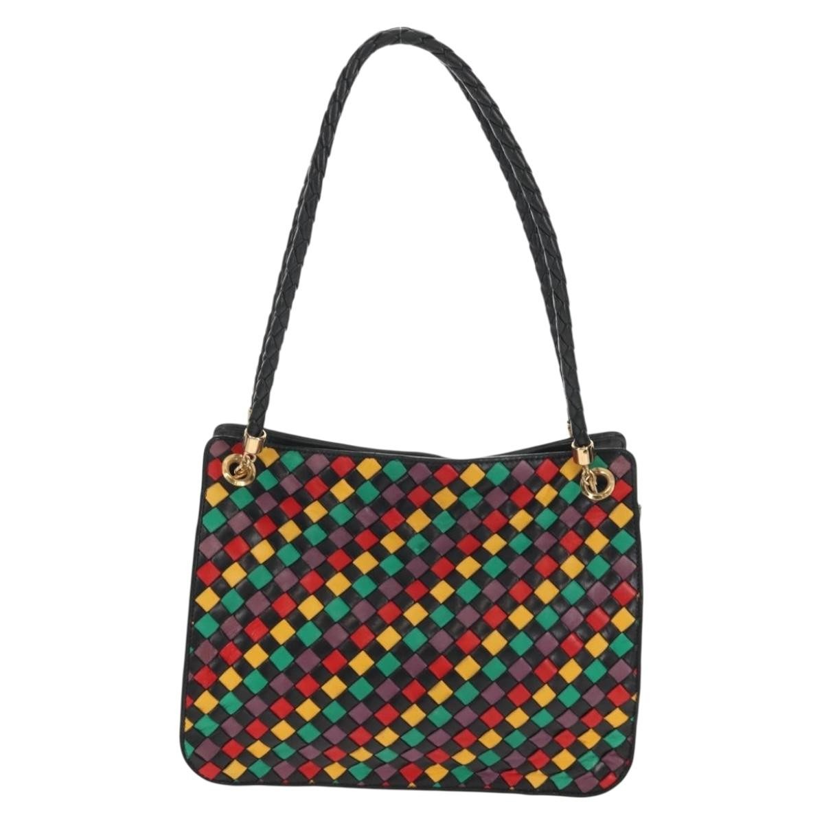 Bottega Veneta Intrecciato Shoulder bag Leather, MULTICOLOUR, LEATHER, Shoulder bag