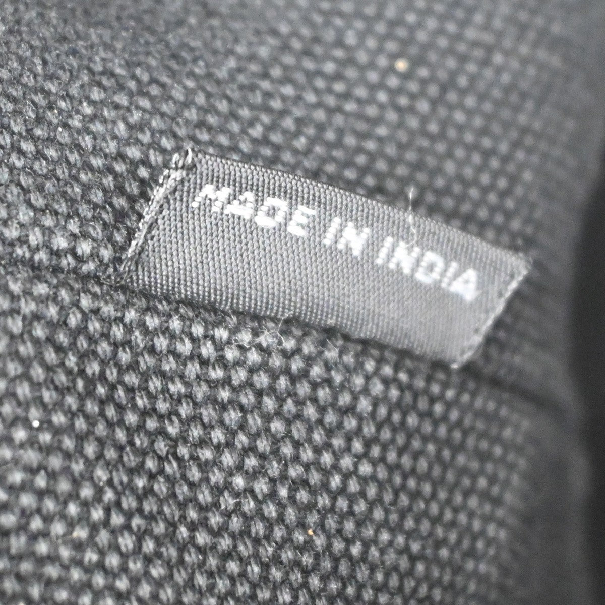 Prada Canapa Convertible Tote Canvas, BLACK, CANVAS, Tote bag