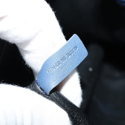 Christian Dior Vintage Flap Backpack Leather, BLUE, LEATHER, Backpack