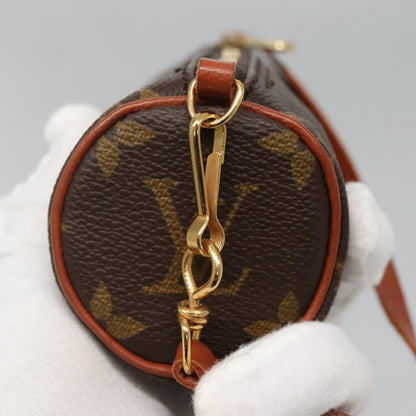 Louis Vuitton Papillon Pochette Monogram Canvas, BROWN, CANVAS, Handbag