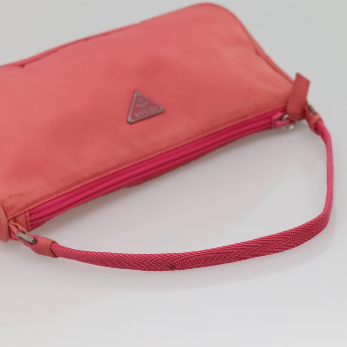 Prada Pochette Shoulder Bag Tessuto, PINK, NYLON, Clutche & pouche