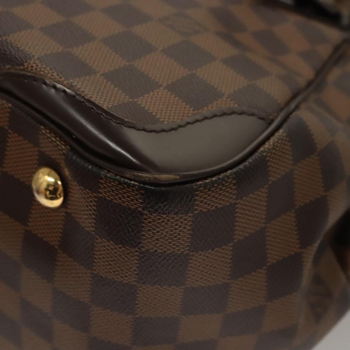 Louis Vuitton Verona Handbag Damier, BROWN, CANVAS, Shoulder bag