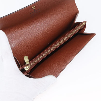 Louis Vuitton Vintage Sarah Wallet Monogram Canvas, ORANGE, CANVAS, Wallets