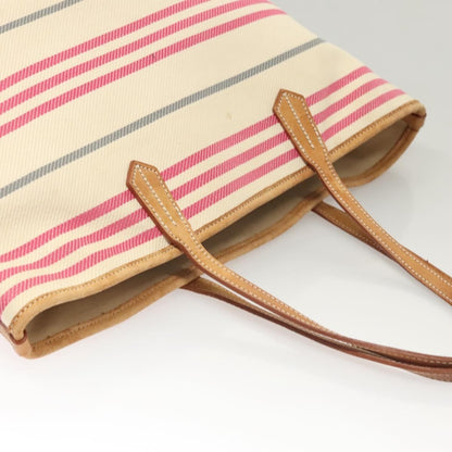 Burberry Blue Label Tote Bag Canvas, BEIGE, CANVAS, Tote bag