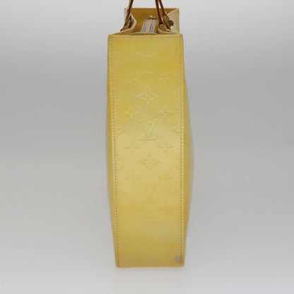 Louis Vuitton Columbus Handbag Monogram Vernis, YELLOW, PATENT_LEATHER, Handbag