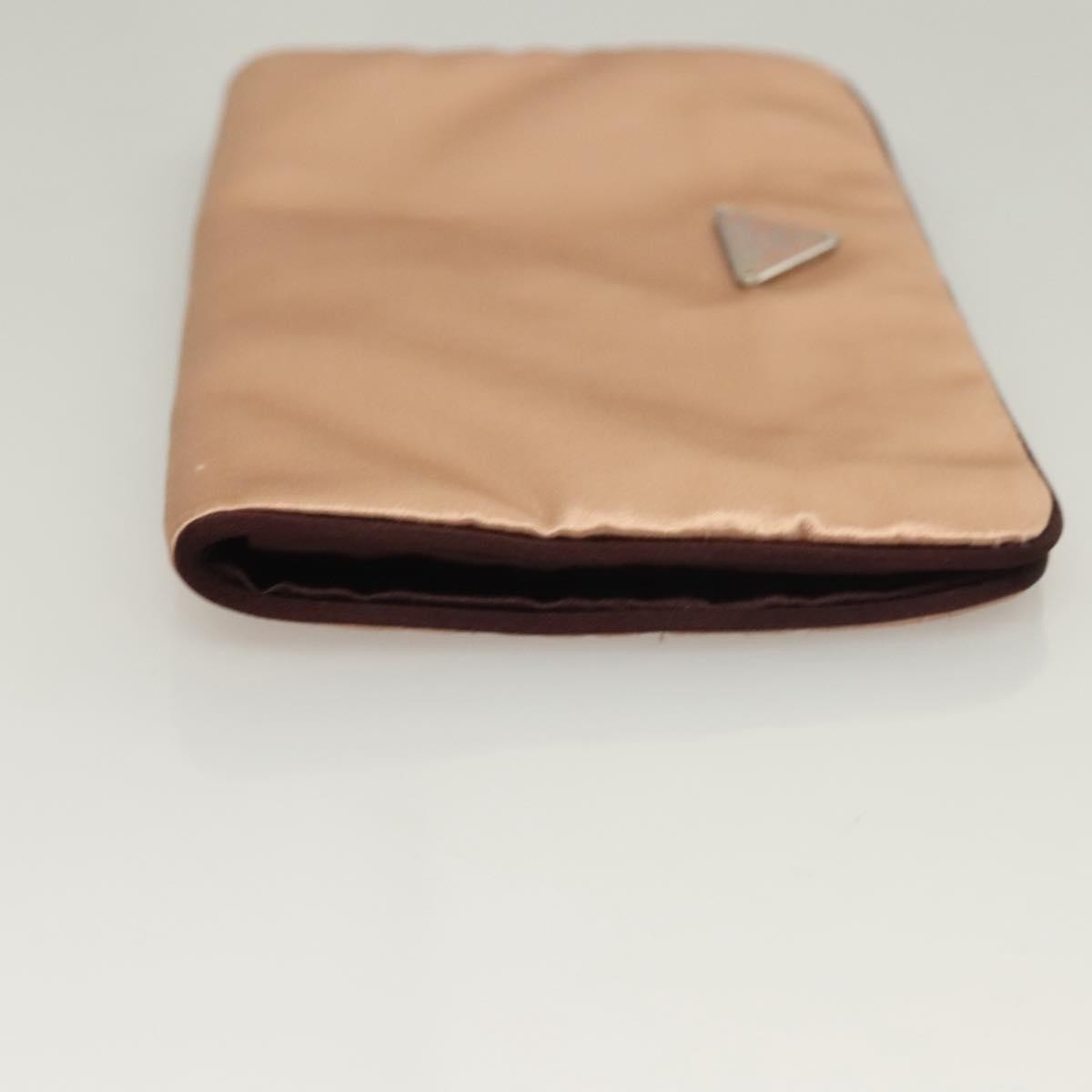Prada Vintage Pouch Satin, BEIGE, SATIN, Clutche & pouche