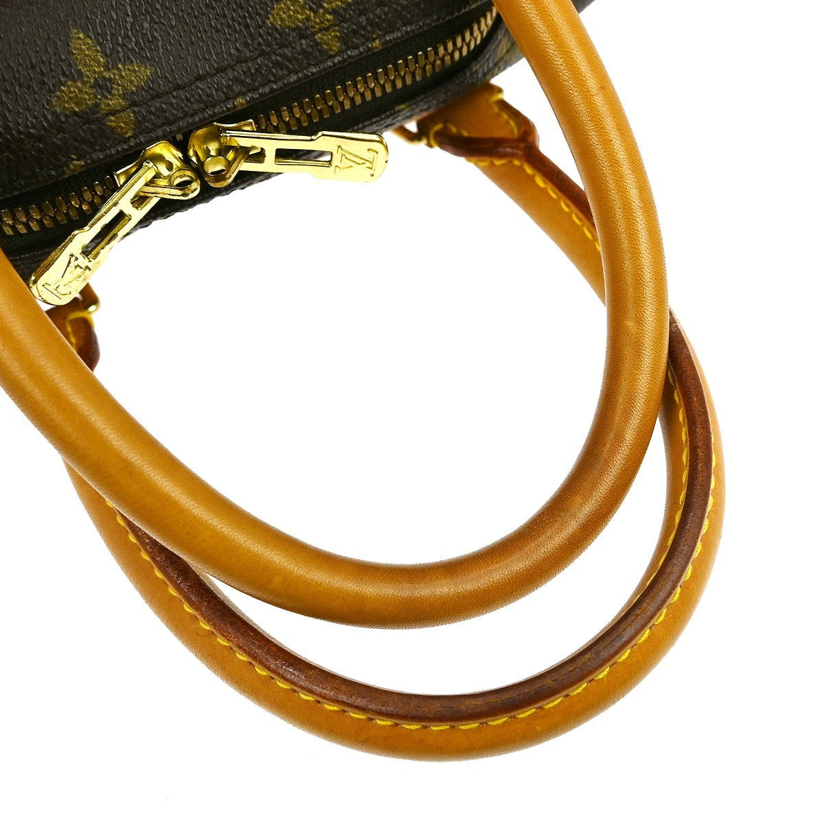 Louis Vuitton Deauville Handbag Monogram Canvas, BROWN, CANVAS, Handbag