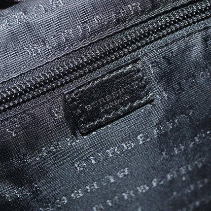 Burberry Vintage Shoulder Bag Nylon, BLACK, NYLON, Shoulder bag