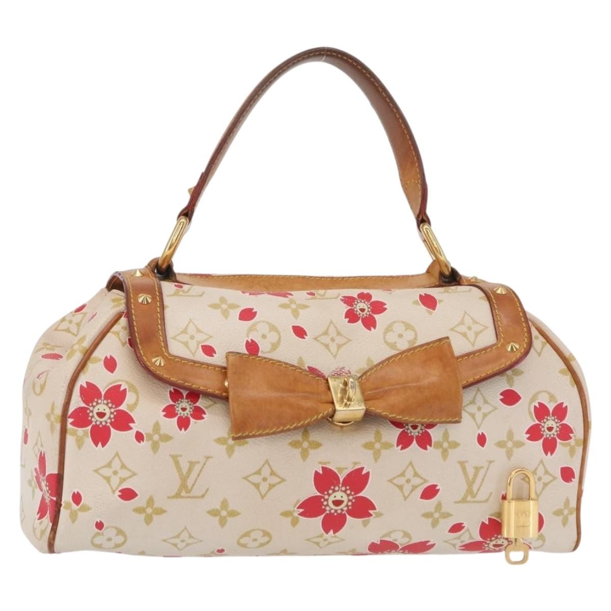 Louis Vuitton Retro Bag Limited Edition Cherry Blossom Monogram, WHITE, CANVAS, Handbag