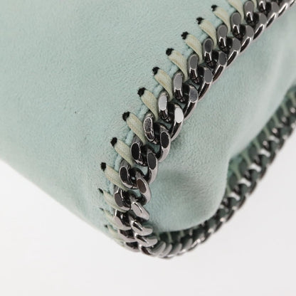 Stella McCartney Falabella Fold Over Crossbody Bag Suede, PINK, SUEDE, Shoulder bag