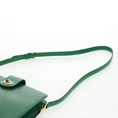 Louis Vuitton Capucines Shoulder Bag Epi Leather, GREEN, LEATHER, Shoulder bag