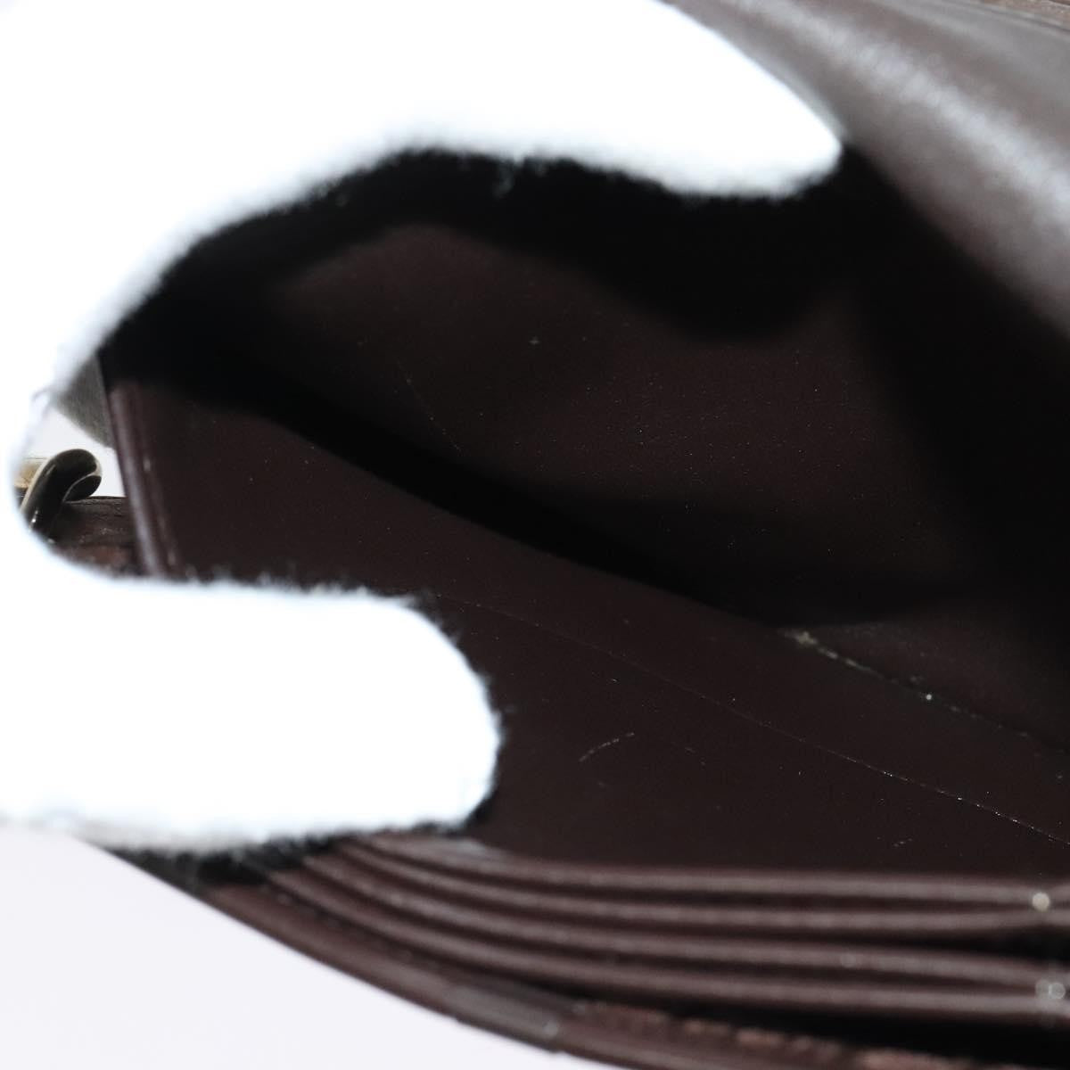 Christian Dior Vintage Trotter Flap Shoulder Bag Canvas, BROWN, CANVAS, Shoulder bag