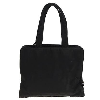 Prada Bowling Shoulder Bag Tessuto, BLACK, NYLON, Shoulder bag