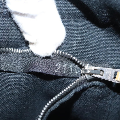 Hermes Fourre Tout Tote Canvas, BLACK, CANVAS, Tote bag