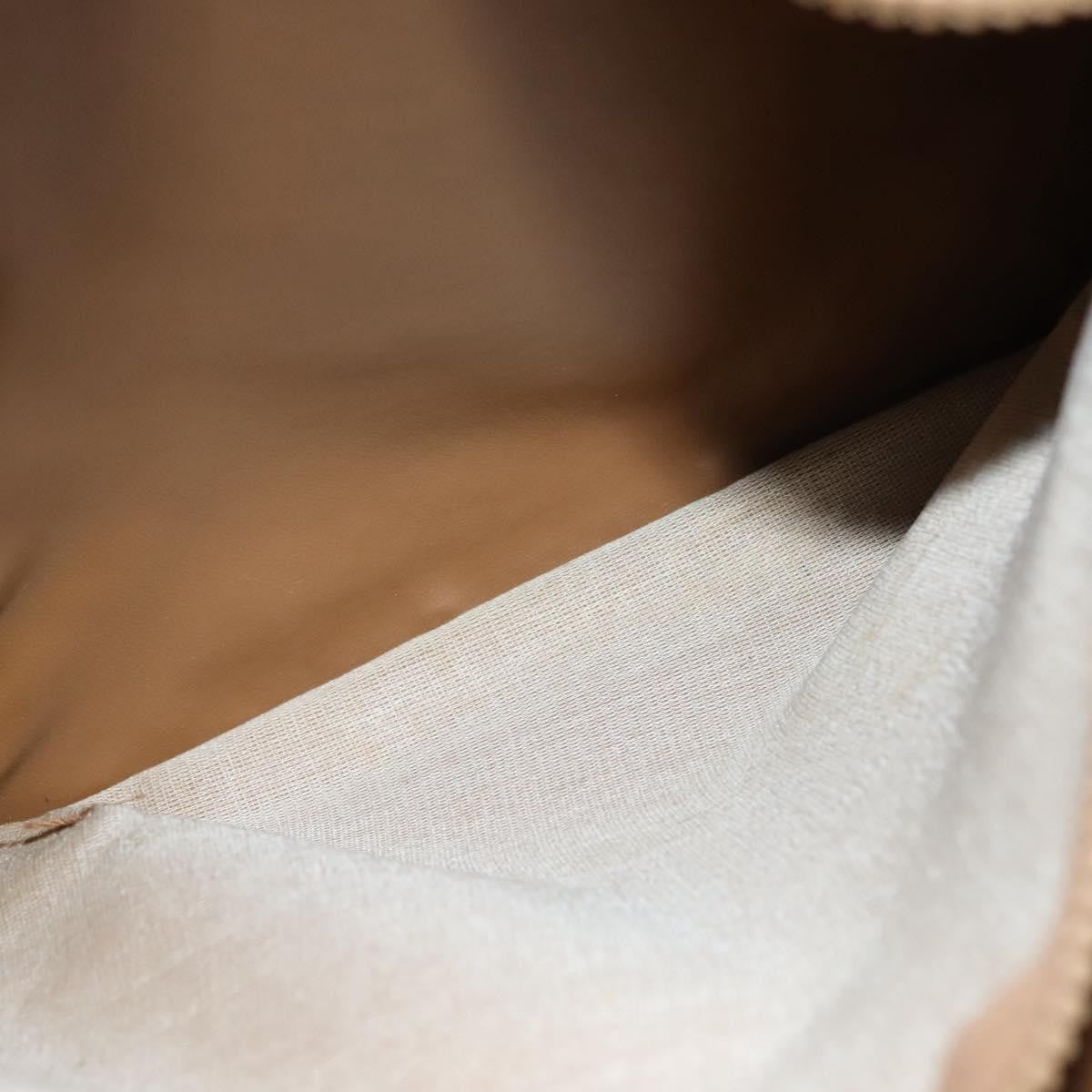 Celine Vintage Macadam Shopper Tote Coated Canvas, BEIGE, PVC, Tote bag