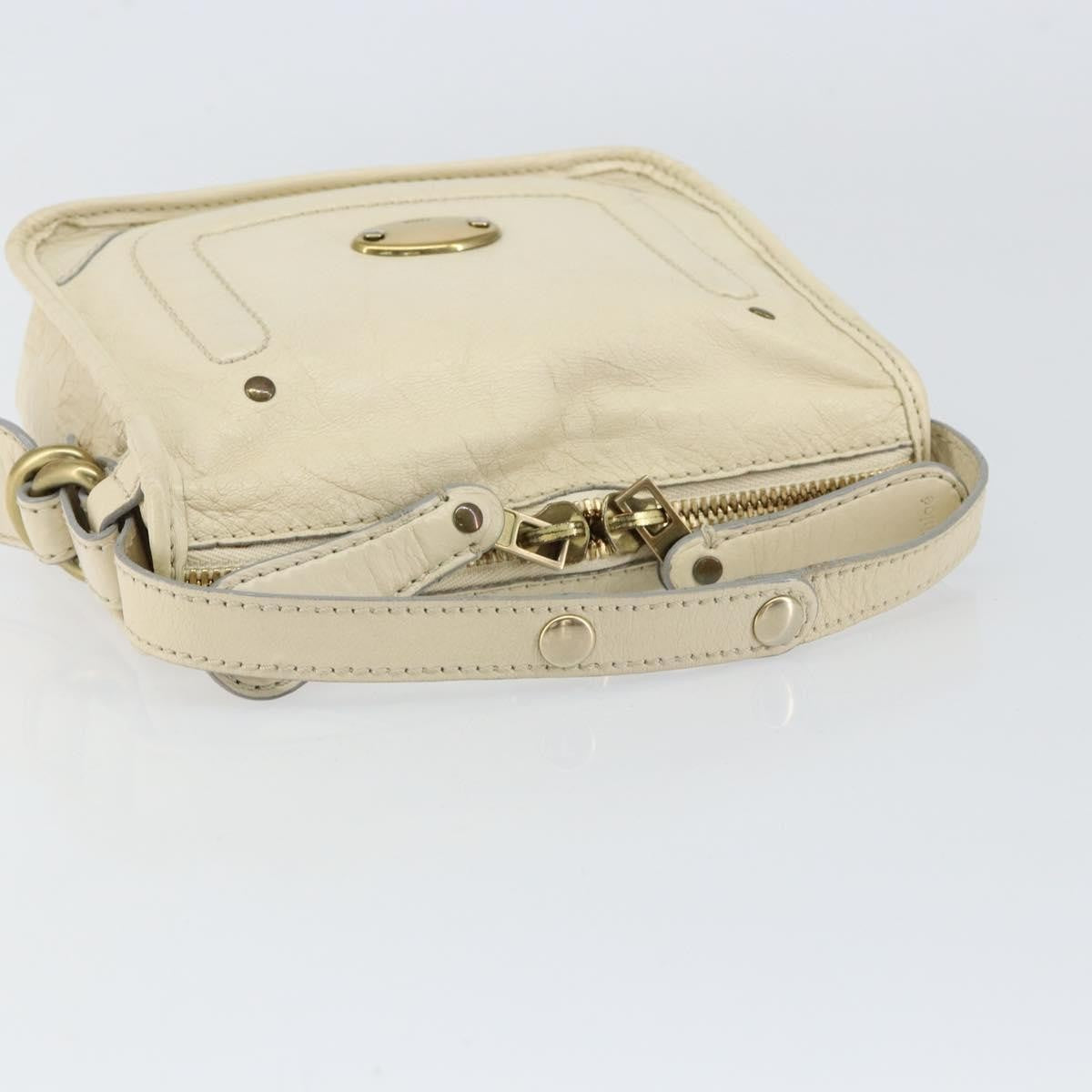 Chloe Vintage handbag Leather, WHITE, LEATHER, Handbag