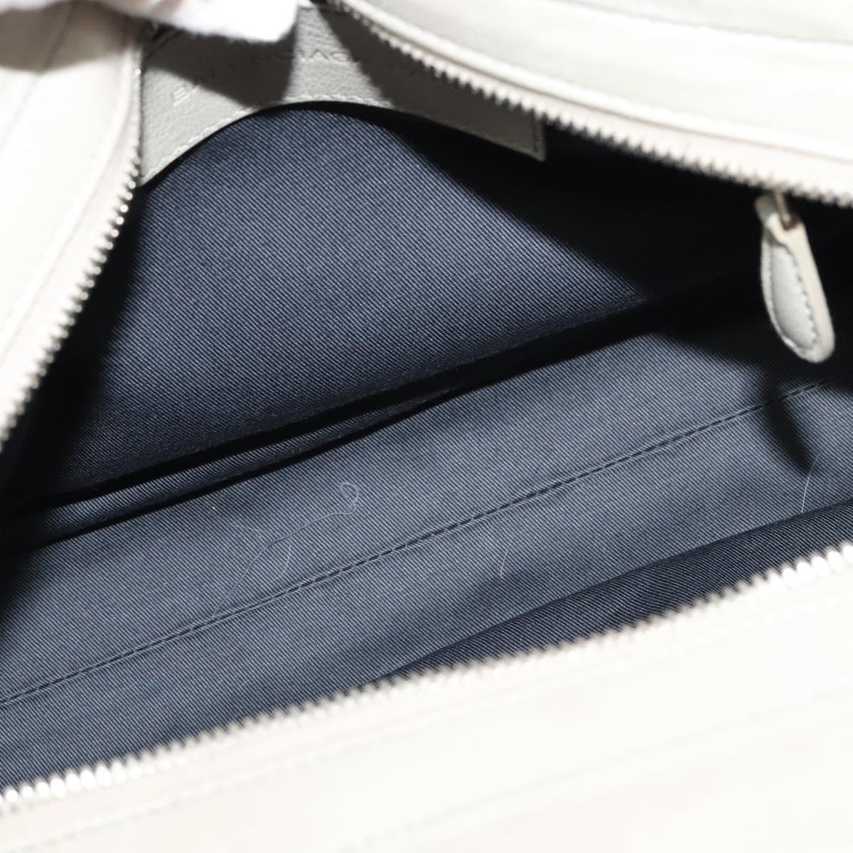 Balenciaga Cherche Midi Chain Shoulder Bag Leather, GRAY, LEATHER, Shoulder bag