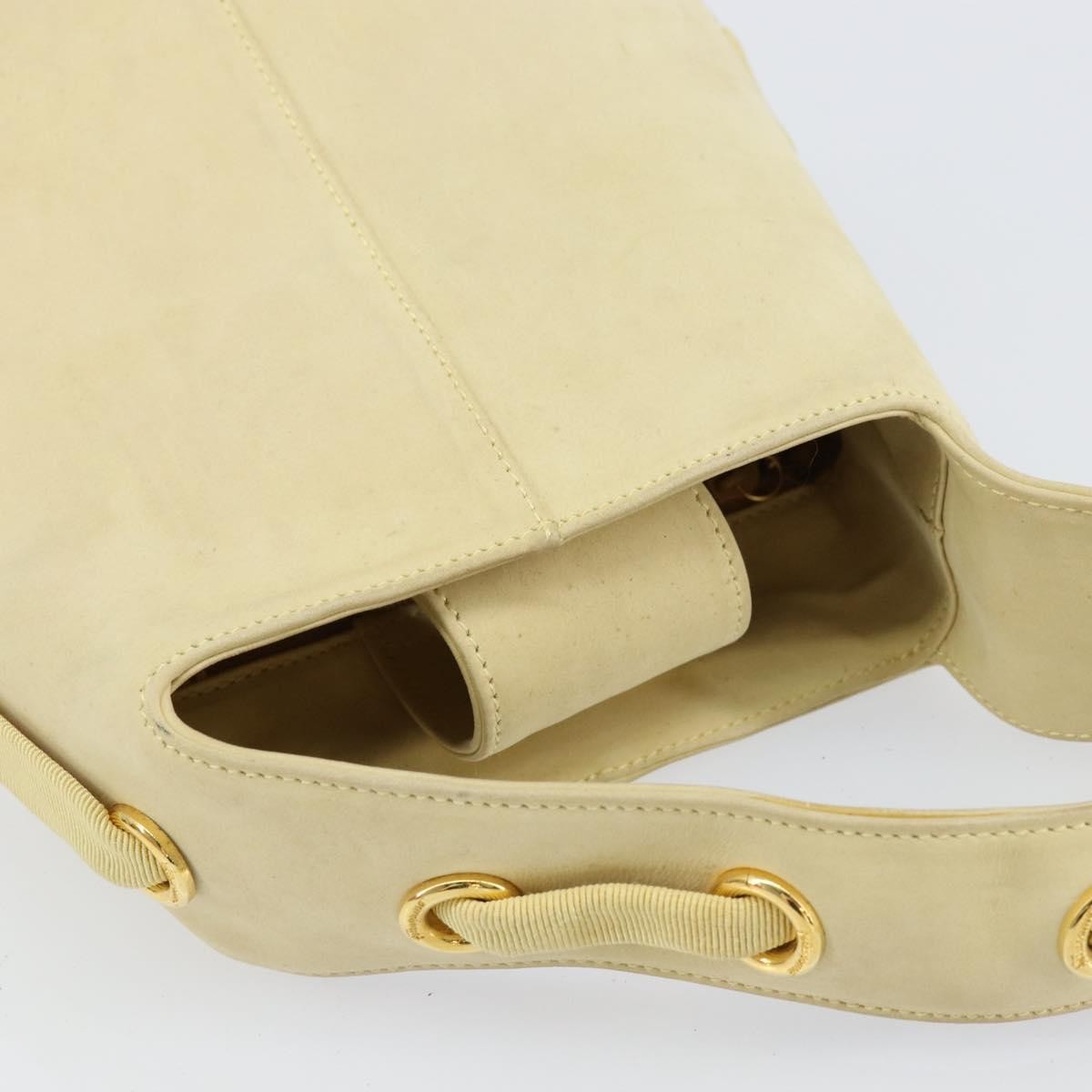 Salvatore Ferragamo Vala Handbag Suede, GOLD, SUEDE, Handbag