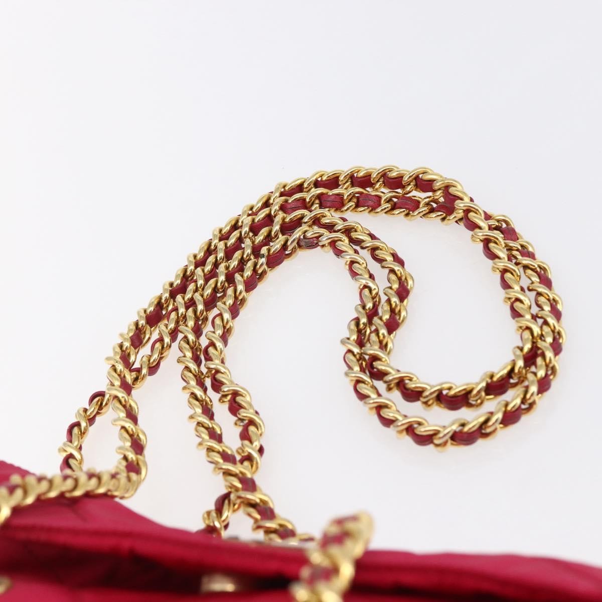 Prada Re-Edition 1995 Chain Tote Quilted Re-Nylon, PINK, NYLON, Shoulder bag