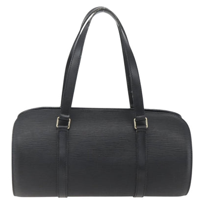 Louis Vuitton Soufflot Handbag Epi Leather, BLACK, LEATHER, Handbag