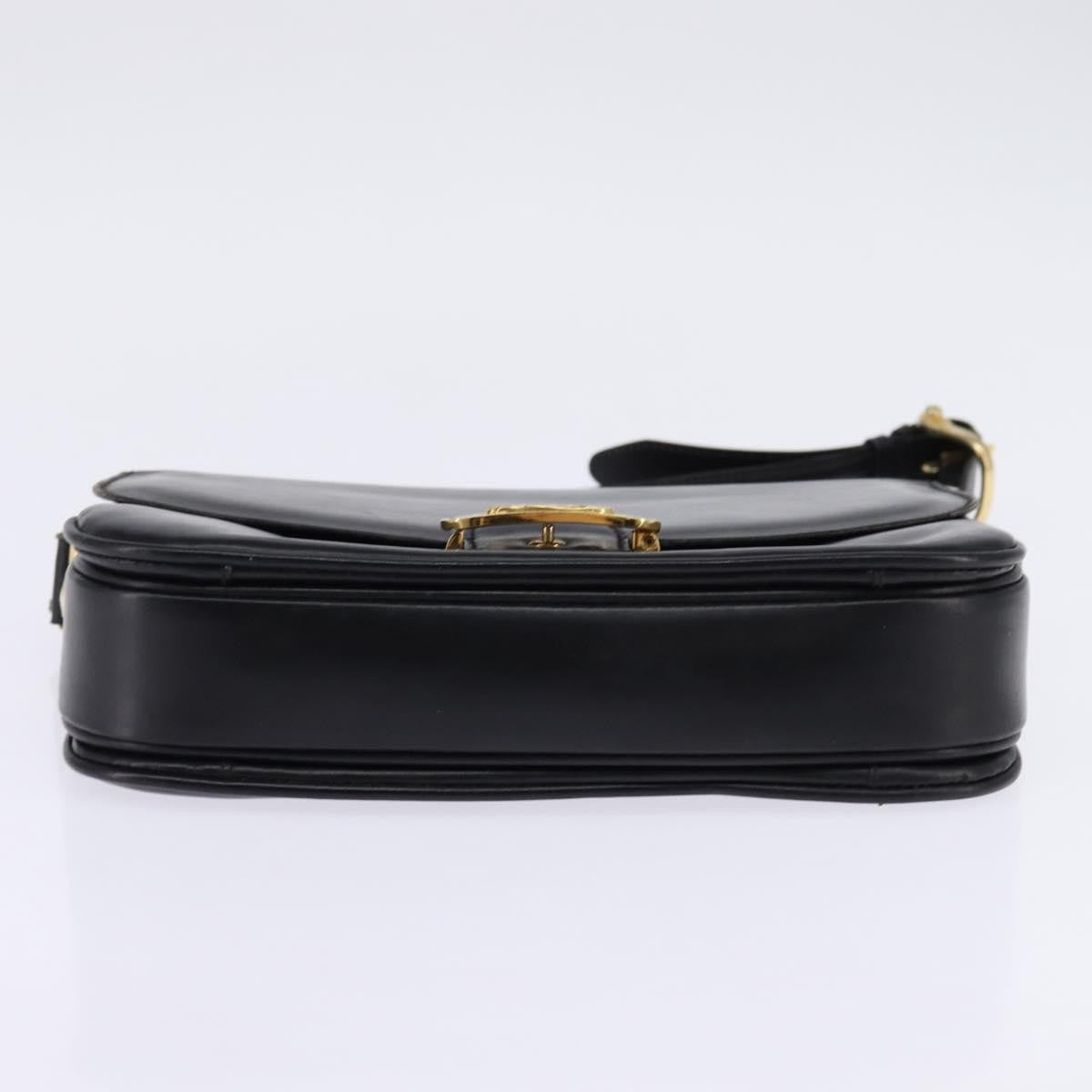 Celine Horse Carriage Shoulder bag Leather, BLACK, LEATHER, Shoulder bag