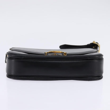 Celine Horse Carriage Shoulder bag Leather, BLACK, LEATHER, Shoulder bag