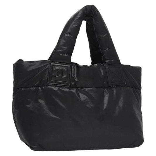 Chanel Coco Cocoon Reversible Tote Quilted Nylon, BLACK, NYLON, Tote bag