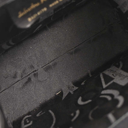 Salvatore Ferragamo Convertible Vara Bow Tote Leather, BLACK, LEATHER, Handbag