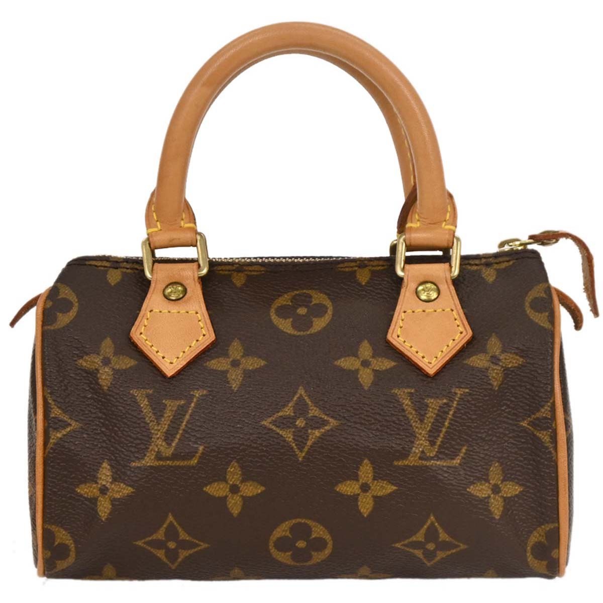 Louis Vuitton Speedy Mini HL Handbag Monogram Canvas, BROWN, CANVAS, Handbag