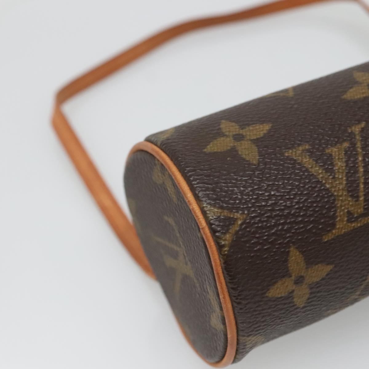 Louis Vuitton Papillon Pochette Monogram Canvas, BROWN, CANVAS, Handbag