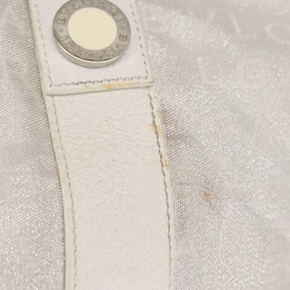 Bvlgari Logomania Tote bag Canvas, SILVER, CANVAS, Tote bag