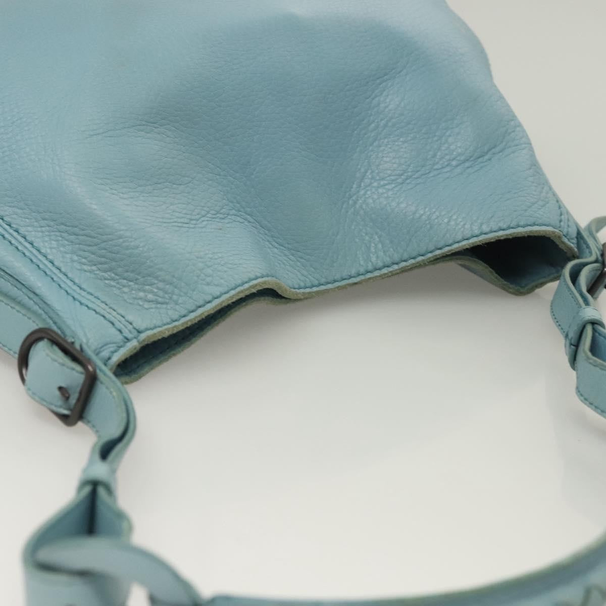 Bottega Veneta Shoulder Bag Leather, BLUE, LEATHER, Shoulder bag