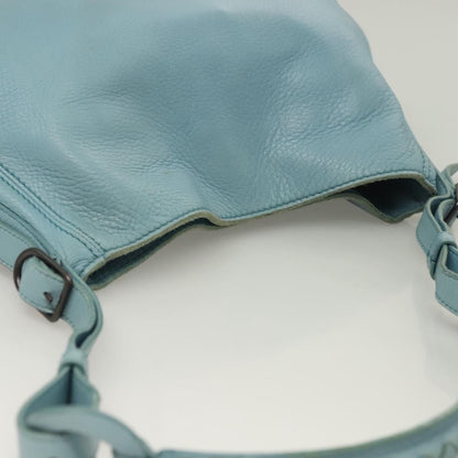 Bottega Veneta Shoulder Bag Leather, BLUE, LEATHER, Shoulder bag