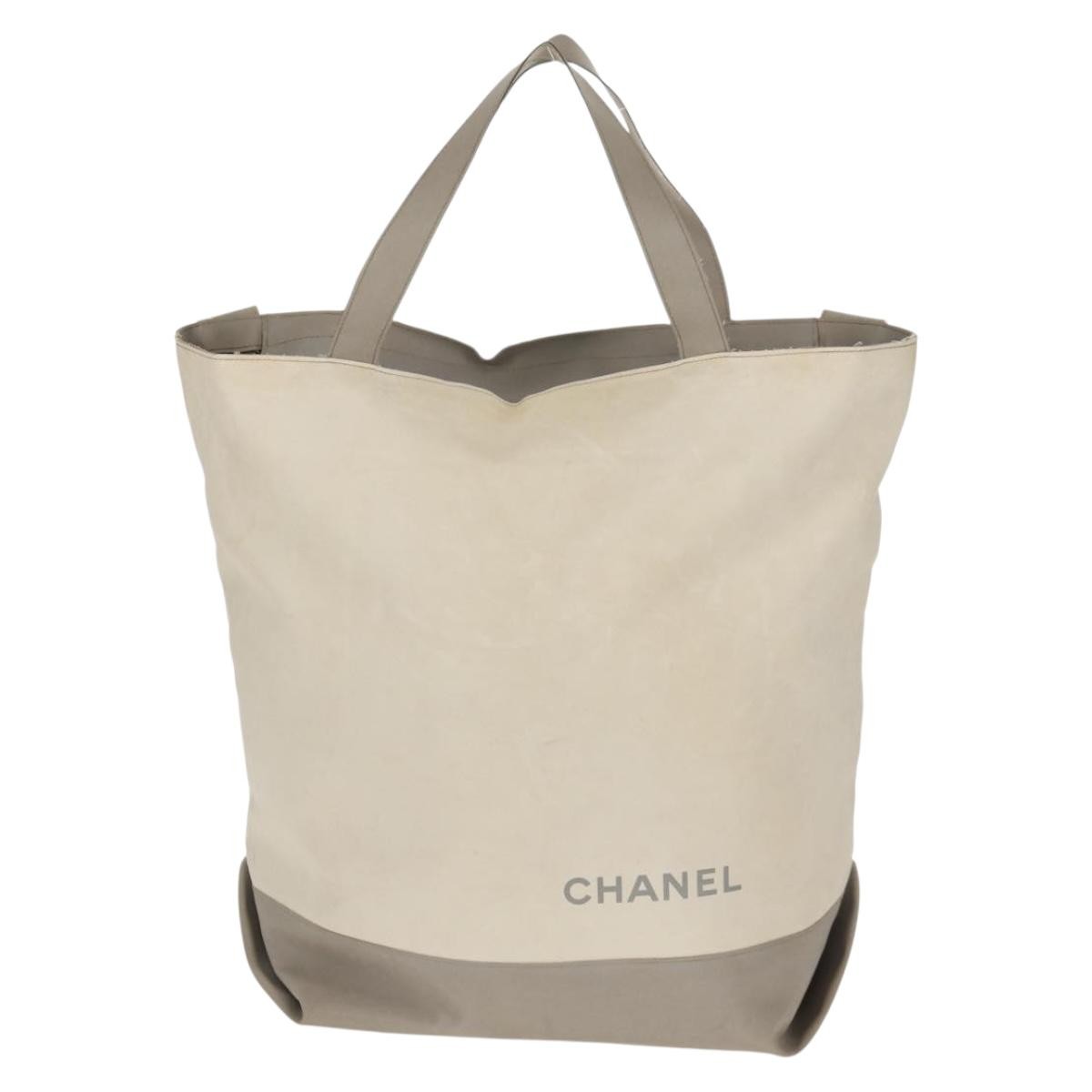 Chanel Sport Tote Nylon, GRAY, NYLON, Tote bag
