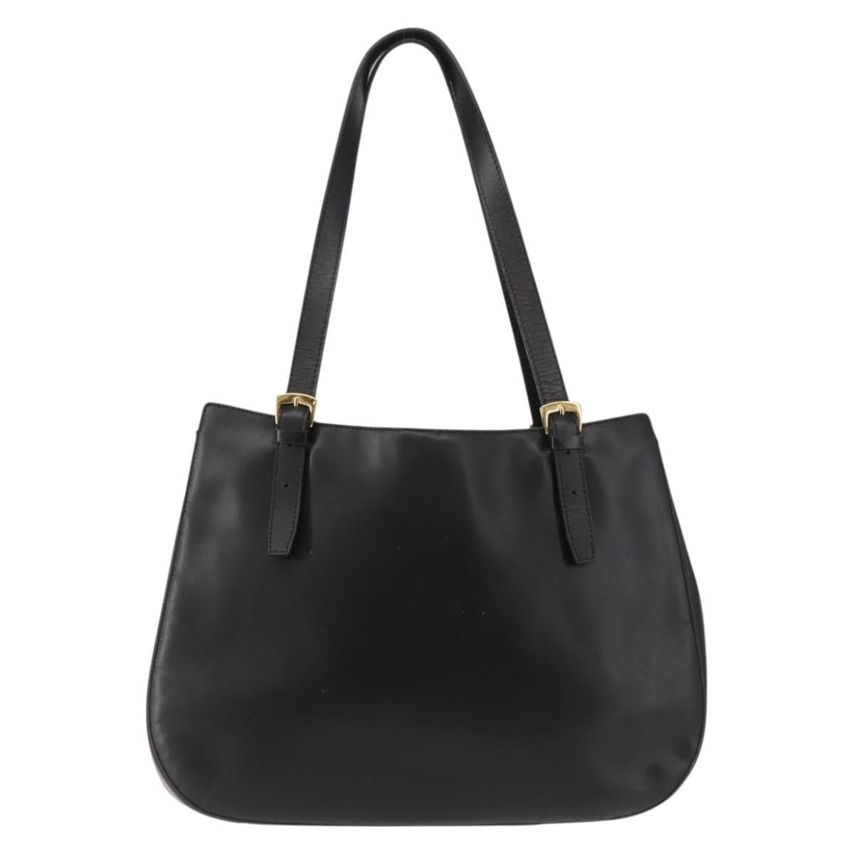 Celine Tote bag Leather, BLACK, LEATHER, Tote bag