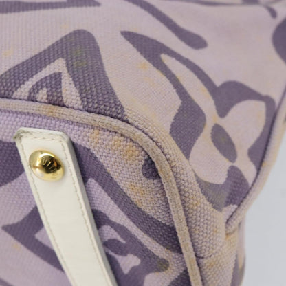 Louis Vuitton Tahitienne Cabas Canvas, PURPLE, CANVAS, Tote bag