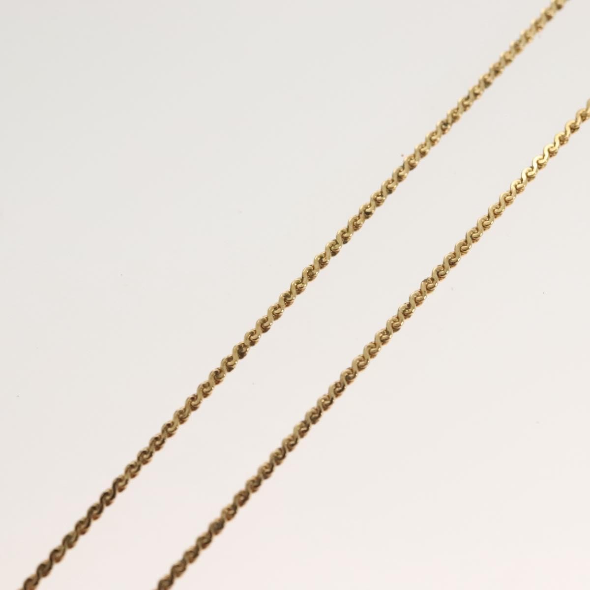 Christian Dior CD Pendant Necklace Metal, GOLD, METAL, Necklace